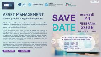 Webinar Asset Management: norme, principi e applicazione pratica
